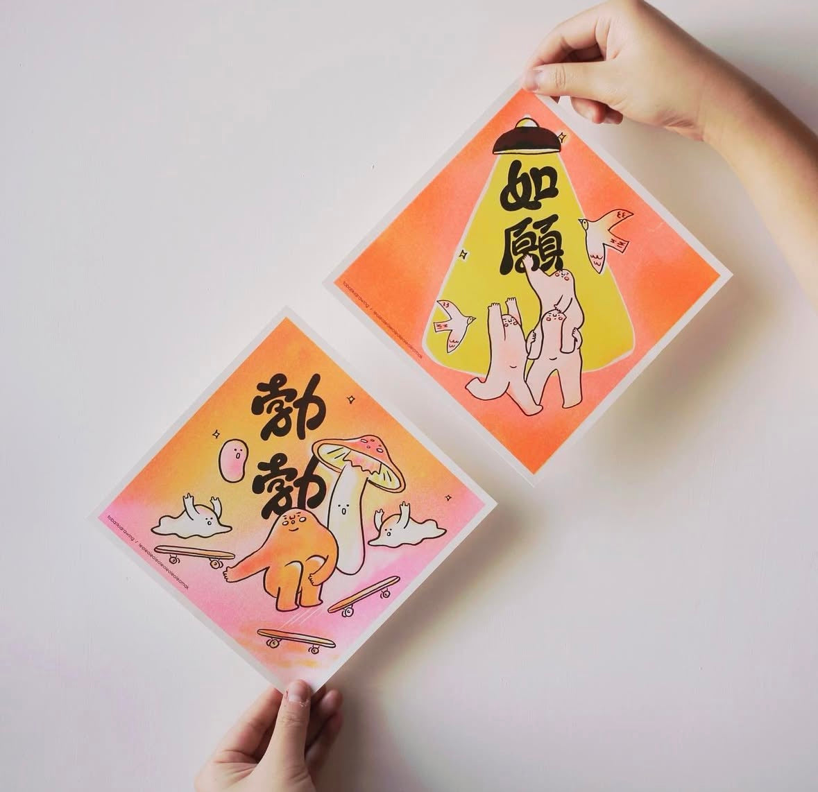 揮春/ Risograph printing
