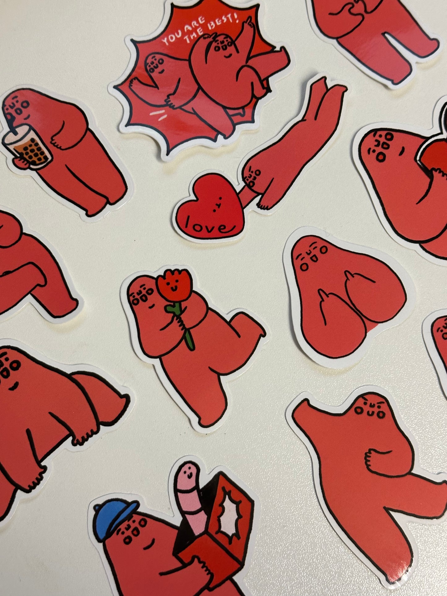 Sticker/ 肥教主系列(一)
