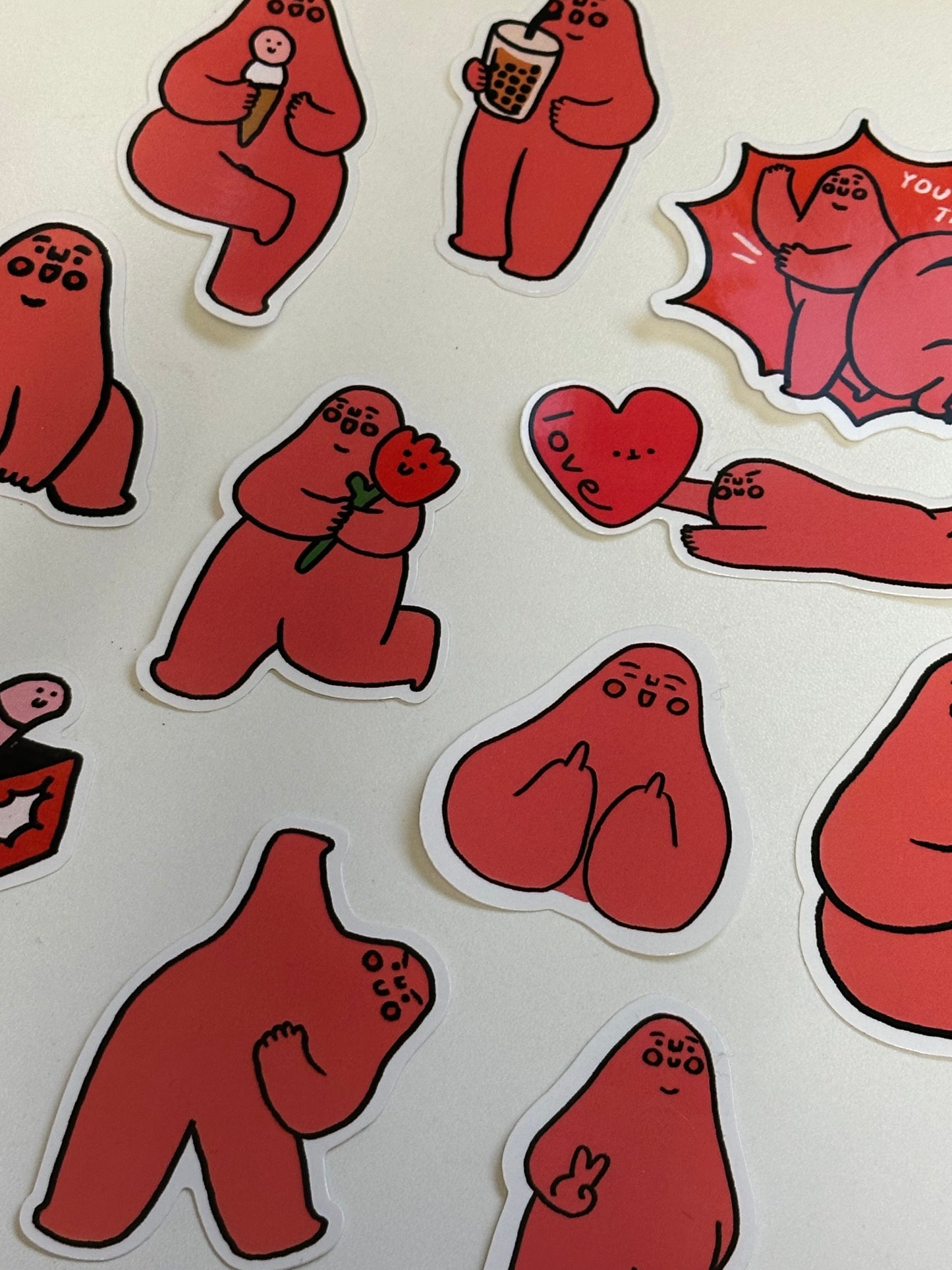 Sticker/ 肥教主系列(一)