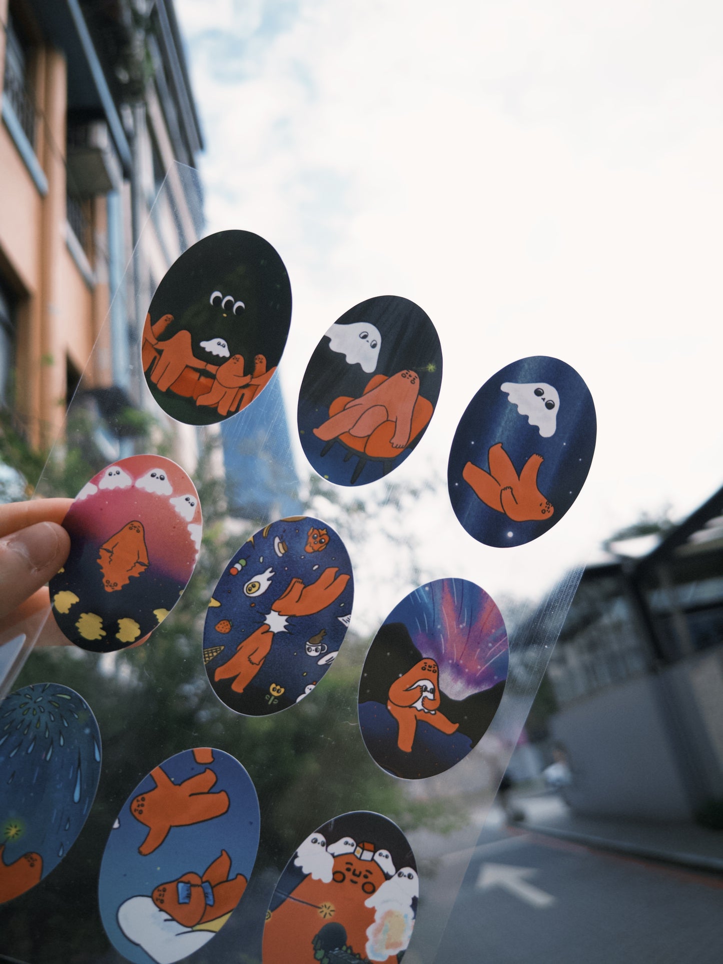 Sticker/ Get through the night 系列 - 橢圓