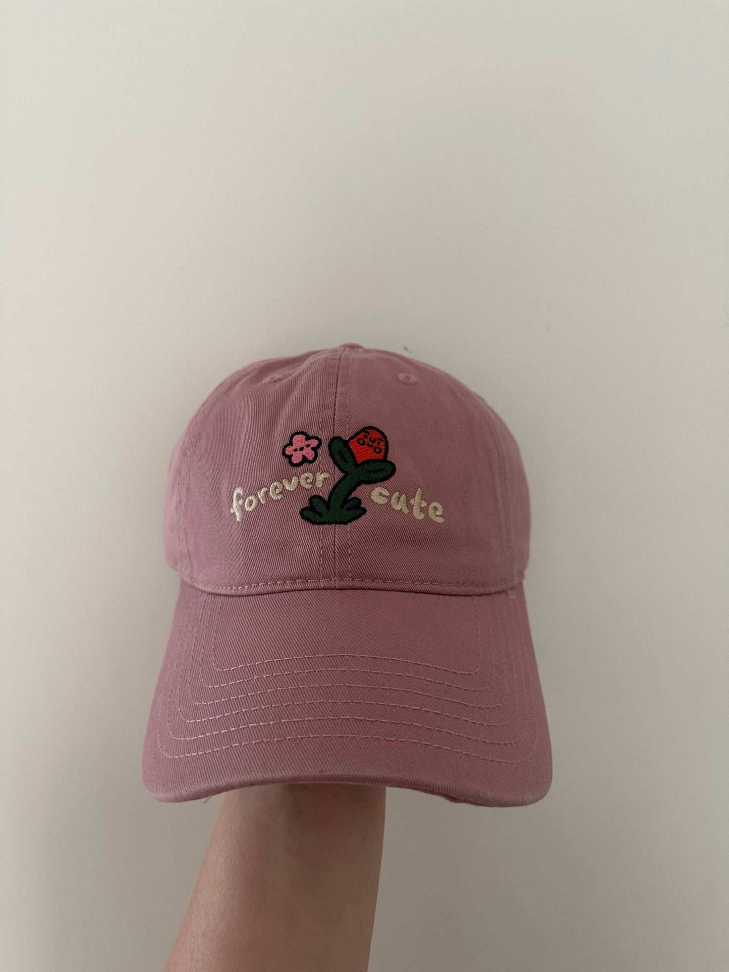 Forever Cute 刺繡帽子