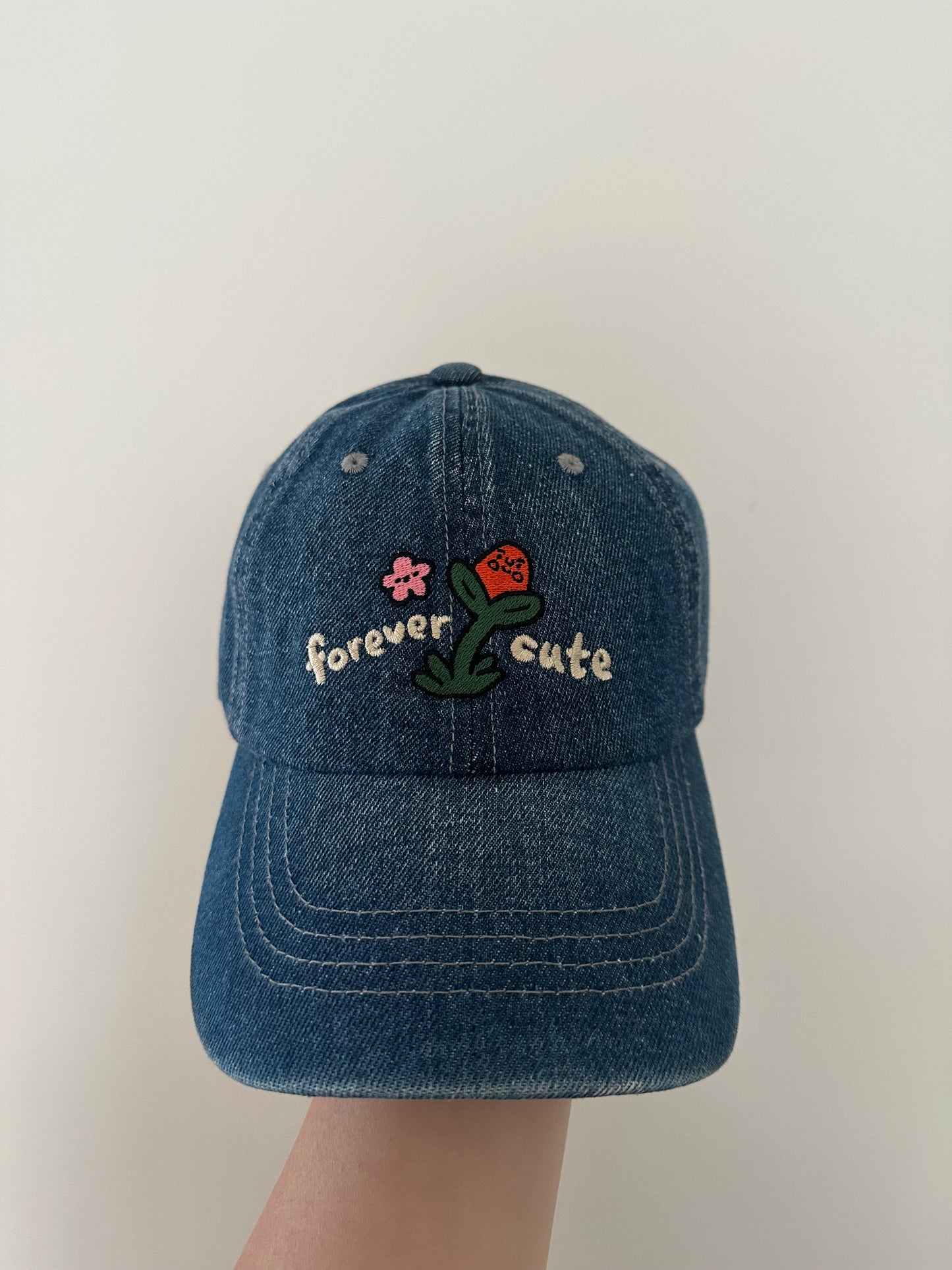 Forever Cute 刺繡帽子