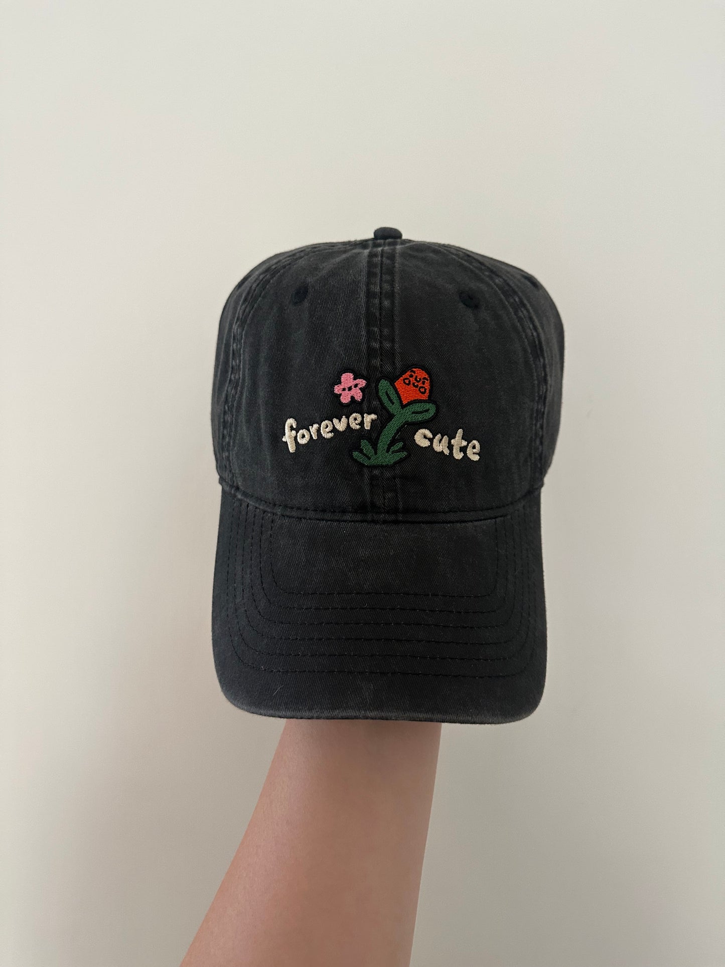 Forever Cute 刺繡帽子