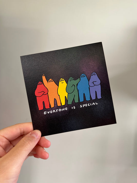 postcard / Everyone is special